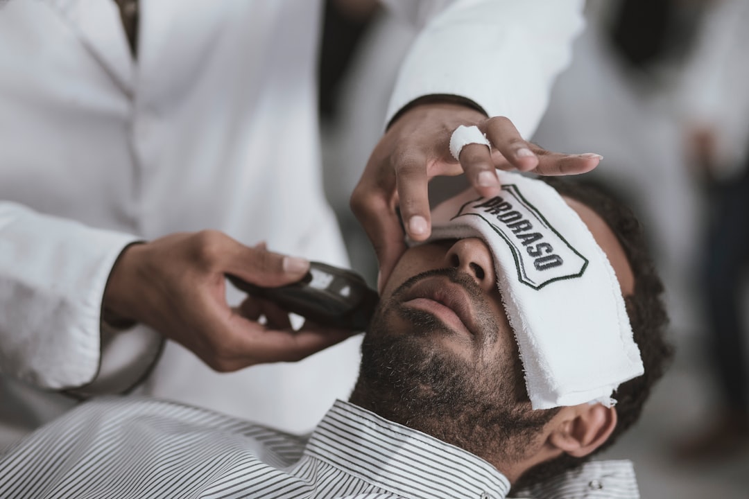 Barber at work at Smart Hair House